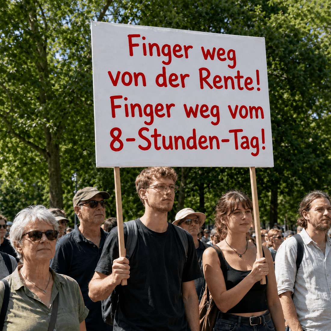 Hier spricht der normale Mensch. Diesmal über Protest gegen notwendige Reformen